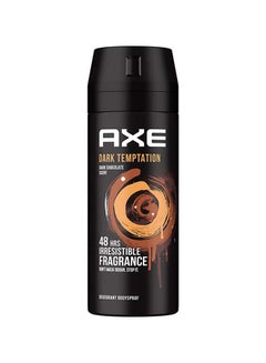 Buy Men's Deodorant Body Spray For Long Lasting Odor Protection Dark Temptation For 48 Hours Irresistible Fragrance 150ml in Saudi Arabia