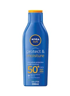 Buy Protect And Moisture Sun Lotion With SPF 50+ 200ml in Saudi Arabia