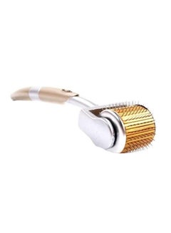 Buy Derma Roller Cosmetic Needling Instrument Gold/Silver 0.5mm in Egypt