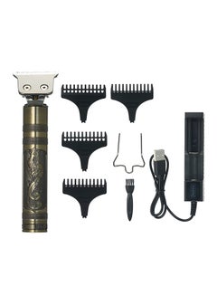 Buy YS USB Charge Portable Hair Trimmer For Men Coppery 20 X 4 X 15cm in Saudi Arabia