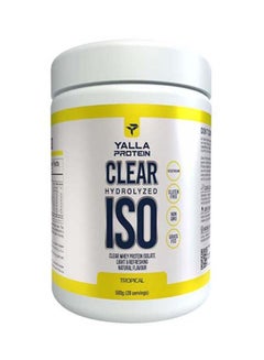 Buy Clear Hydrolyzed ISO Tropical 0.5kg 20 Servings in UAE