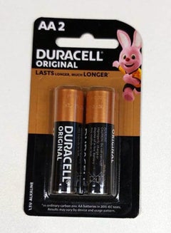 Buy 2-Piece AA Alkaline Battery Assorted in UAE