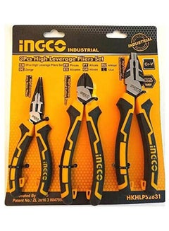 Buy 3 Pcs High Leverage Pliers Set Multicolour in Egypt