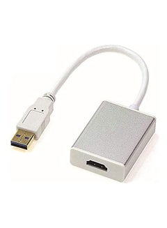 Buy Usb 3.0 To Hdmi Adapter Silver in Egypt