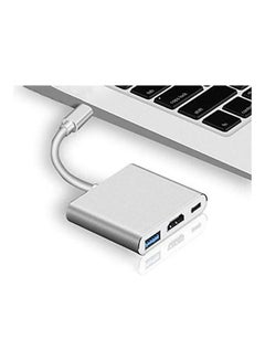 Buy Usb Type-C Hdmi Cable Adapter 4K Ultra Hd Usb C Hdmi Silver in Egypt