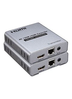 Buy 4K 120M Hdmi Extender Over Single Cat5E 6 Cable With Ir- Cascade Silver in Saudi Arabia