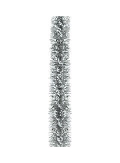 اشتري Christmas Tinsel Garland Silver 200 x 7cm في الامارات