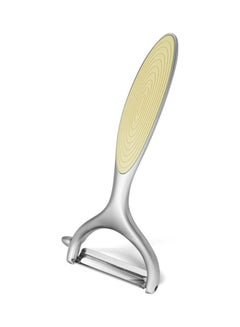 Buy Y-Shaped Peeler Luminica Series With Zinc Alloy Yellow/Silver 14cm in UAE