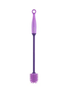 Buy Silicone Bottle Cleaning Brush Purple 30cm in UAE