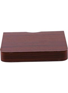 Buy Wooden Wall Shelf Brown 25 X 23.5 X 3.8cm in Saudi Arabia