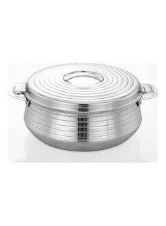 اشتري Hilux Double Wall Stainless Steel Hot Pot Silver 5000ml في الامارات