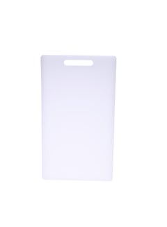 Buy Plastic Cutting Board White 37x23x0.90cm in UAE