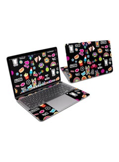 Buy Sticker Shock Skin Cover For Macbook Air Multicolour in Egypt