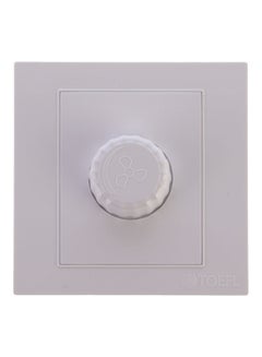 Buy Fan Speed Dimmer White 7x7x2cm in Saudi Arabia