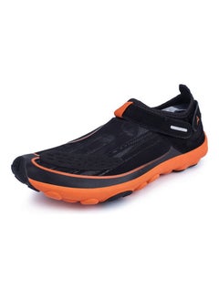 Buy Women's Round Toe Velcro Closure Beach Wading Shoes Black/Orange in Saudi Arabia