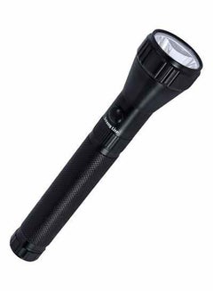 Buy Rechargeable LED Flashlight Black 26cm in Saudi Arabia