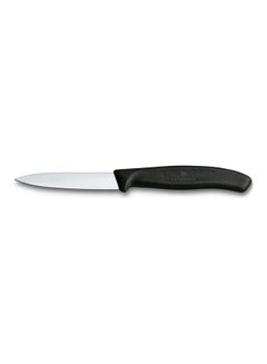 اشتري Swiss Classic Paring Knife With Straight Blade أسود/فضي 8سم في الامارات