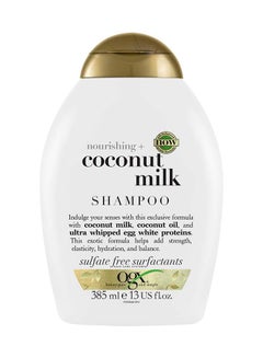 Buy Ogx, Nourishing+ Coconut Milk Shampoo White 385ml in Saudi Arabia