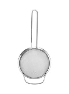 Buy Steel Strainer With Handle Silver 14cm in UAE