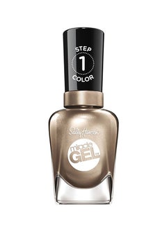 Buy Miracle Gel A Glittering Silver-Gold Nail Polish Game Of Chromes in UAE
