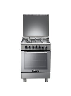 Buy Gas Cooker 60/60cm|67L Gas Oven|N3X66G4VC|1 Year Warranty|Made In Italy. N3X66G4VC Steel in UAE