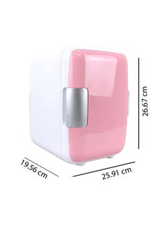 Buy Mini Car Refrigerator 4L 4 L JD0022 Pink in Saudi Arabia