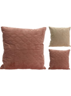 Buy 1-Piece Cushion For Decoration polyester Pink 45x45cm in UAE