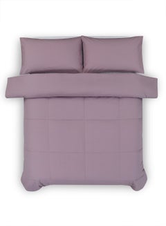 اشتري Comforter Set polyester Mauve 230 x 220cm في الامارات