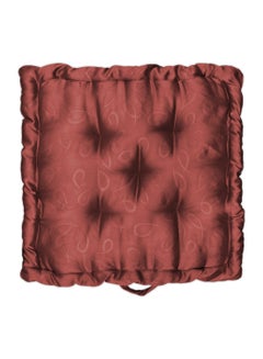 Buy Dupion Box Cushion Polyester Auburn King in UAE