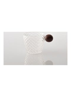 Buy Coffee Mug Clear 7x7x6cm in Saudi Arabia