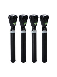 Buy 4-In-1 Rechargeable LED FlashLight Black in UAE