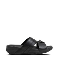 Buy Cameron Low Heeled Arabic Sandals Black in UAE