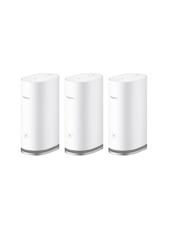 Buy WiFi Mesh 3 AX3000 (3 packs), HUAWEI Whole-Home Mesh System, HarmonyOS Mesh+, One-Touch Connect, Visualized Wi-Fi Diagnosis, HUAWEI HomeSecTM Security Protection, HUAWEI AI Life App, Manage WiFi With Ease WS8100-23 white in UAE