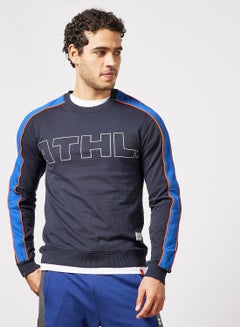 Buy Regular Fit Sweatshirt Navy in UAE