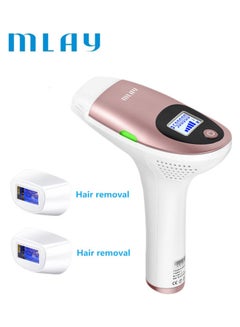 Buy Home Laser IPL Hair Removal Device With 2 Hair Removal lamp Pink in Saudi Arabia