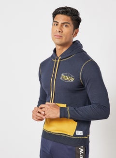 اشتري Regular Fit Sweatshirt Navy في الامارات