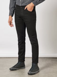 Buy Slim Fit Jeans Black in Saudi Arabia