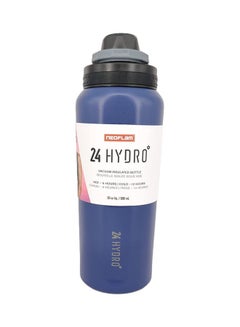 Buy Double Wall Stainless Steel Hydro Sports Bottle Blue/Black/Grey 8.4x8.4x23.4cm in UAE