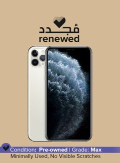 Buy Renewed - iPhone 11 Pro With FaceTime Silver 256GB 4G LTE in UAE