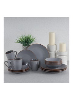 Buy 16-Piece Dinner Set Slate in UAE