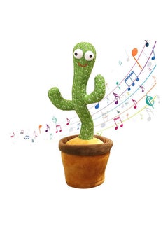 Buy Dancing Singing Talking Cactus Plush Toy Batteries Required Premium Quality 32x12x12cm in Saudi Arabia