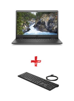 Buy Vostro 3500 Laptop With 15.6 Inch FHD Display - Intel Core i5-1135G7 Processor - 4GB RAM - 1TB HDD- Nvidia GeForce MX Series MX330 2GB - Ubuntu - English-Arabic With Wired Desktop 320K Keyboard English/Arabic Black in Egypt