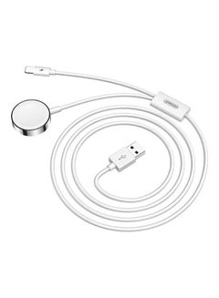 اشتري Magnetic 2 In 1 Charging Cable  Ben Series Lightning & Apple White في مصر