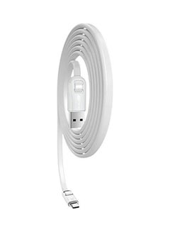 Buy Jiangxin Series Type-C USB Flat 3A Charging Data Cable White in Saudi Arabia