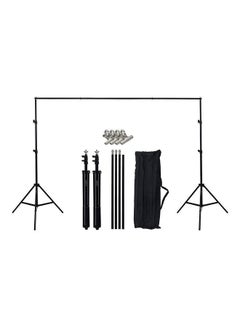 Buy S03 Photography Video Background Stand 4 Clamps With Carrying Bag Black in UAE