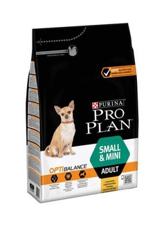 اشتري Pro Plan Small & Mini Adult With Optibalance, Rich In Chicken Dry Dog Food برتقالي 3كجم في الامارات