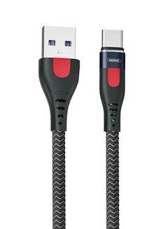 Buy Type-C To USB Fast Charging Cable Black in Saudi Arabia