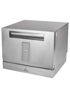Buy Mini Portable Dishwasher 6.0 L 1200.0 W EVDW-6MS Platinum silver in UAE