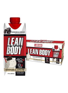 Buy Lean Body Ready To Drink Protein Shake Cookies & Cream in Saudi Arabia