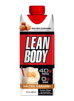 Buy Lean Body Ready To Drink Protein Shake Salted Caramel in UAE